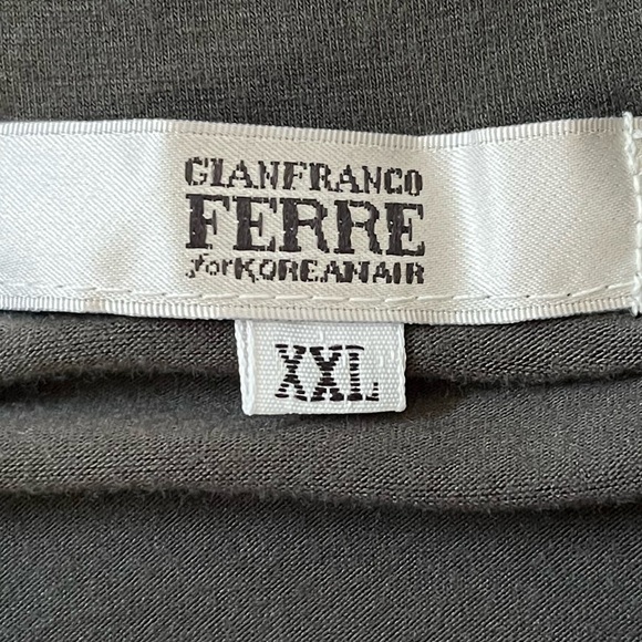 Gianfranco Ferre for KoreanAir Night Shirt Button Front Mandarin Collar XXL - Picture 10 of 14